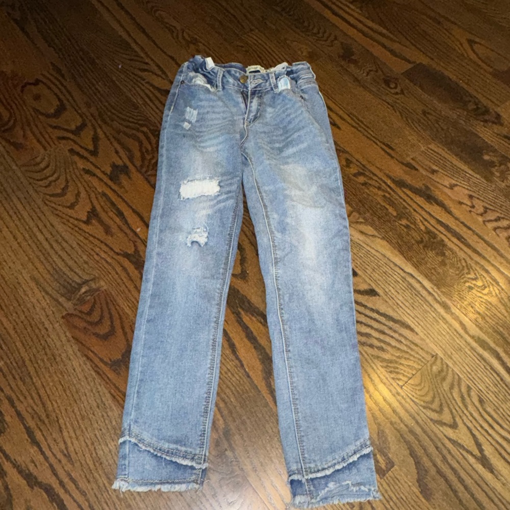 Indigo Rein Kids Blue Distressed Jeans